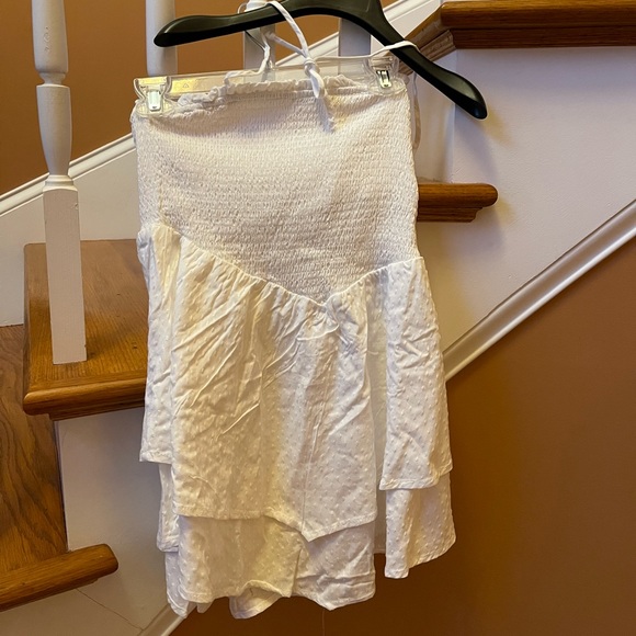 Anthropologie NWT Lillian smocked cover-up with removable straps. Sz small. - Picture 7 of 15